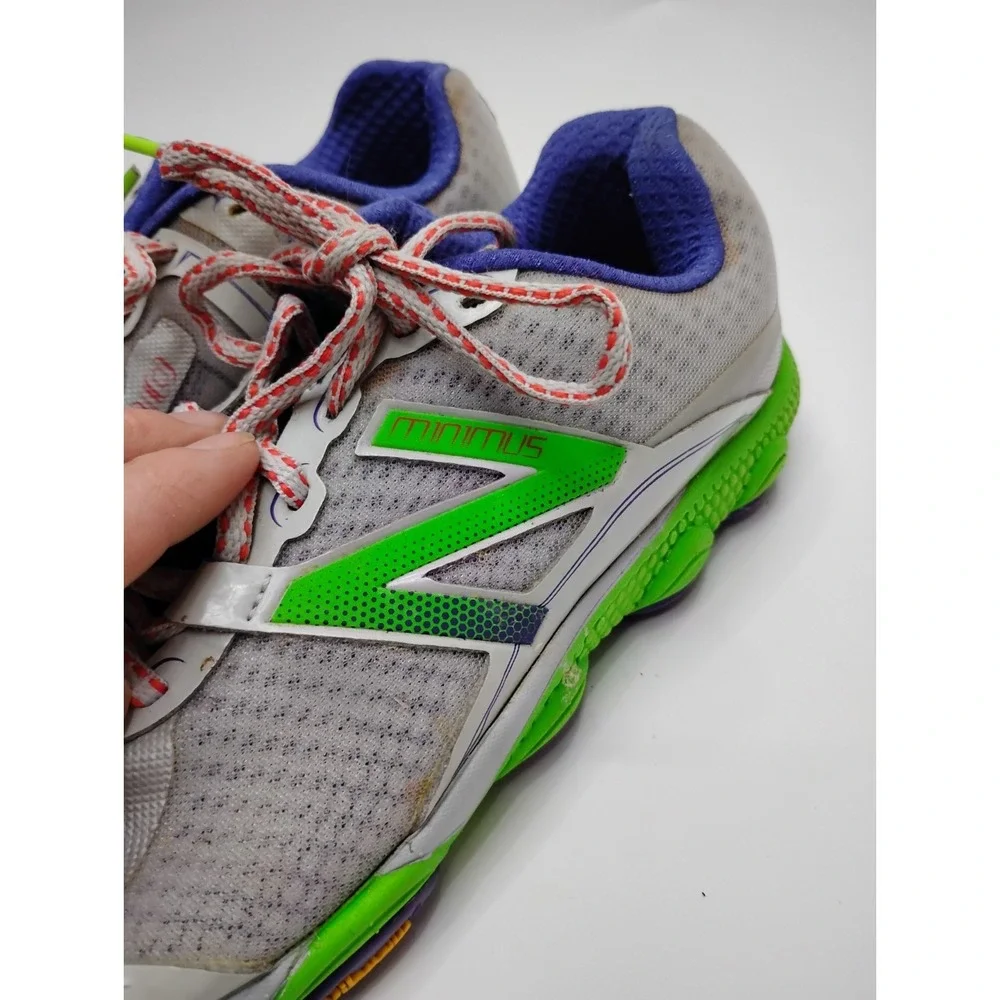 New Balance Minimus 1010 Trail Running Shoes Women's‎ 8 Grey Purple Vibram USA
